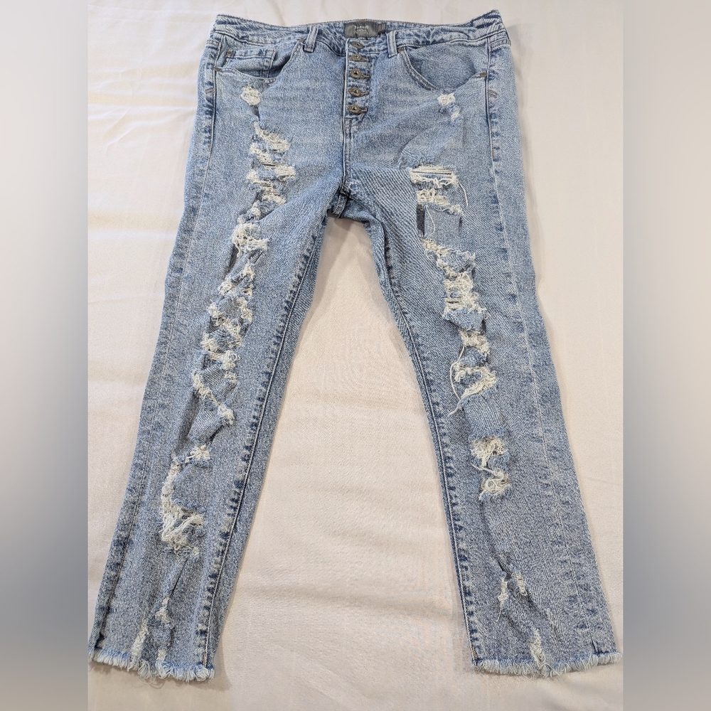 Torrid Ultra Distressed Jeans (12 Short) - Picture 2 of 14